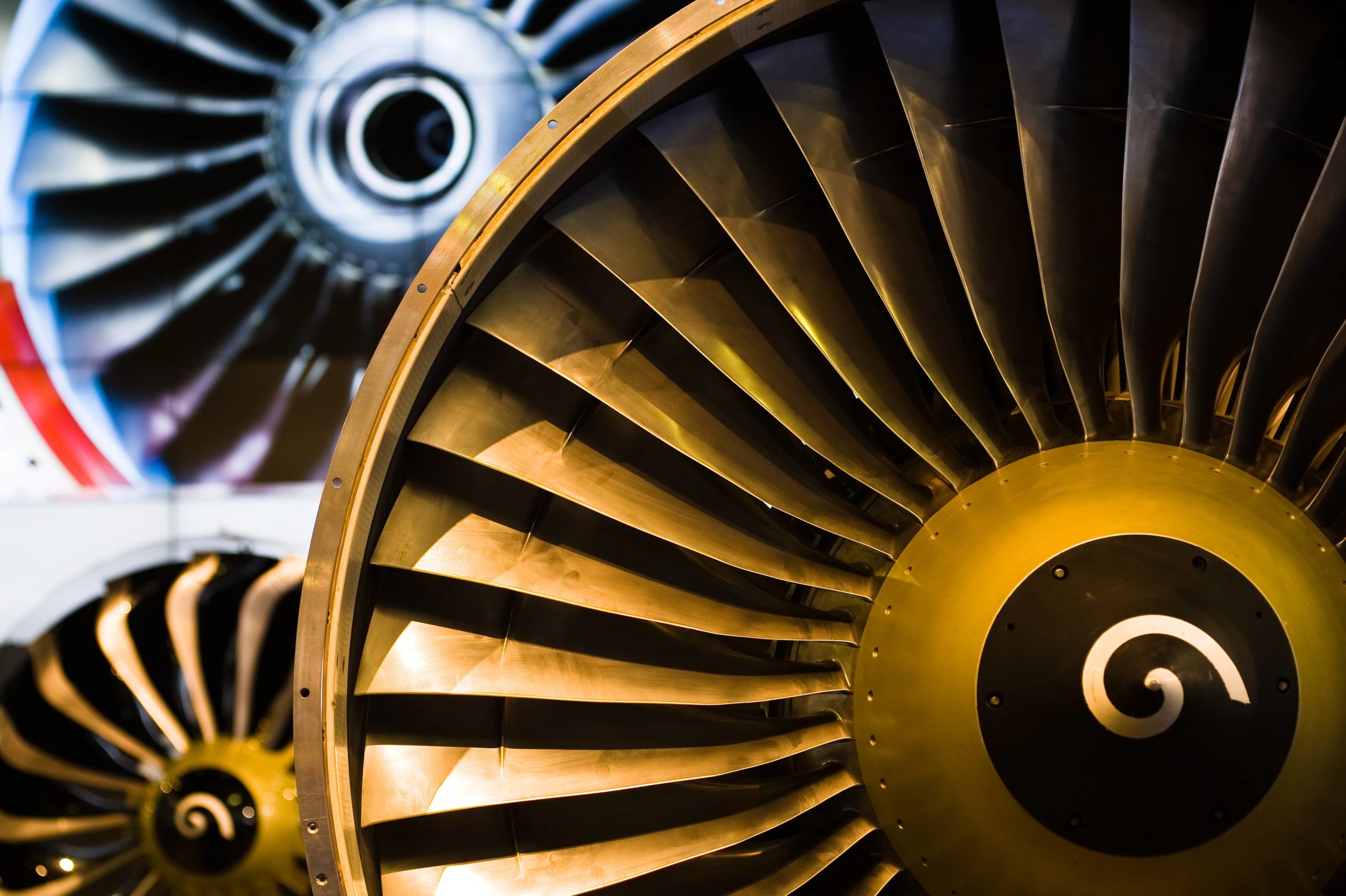 engine fan in an exihibition
